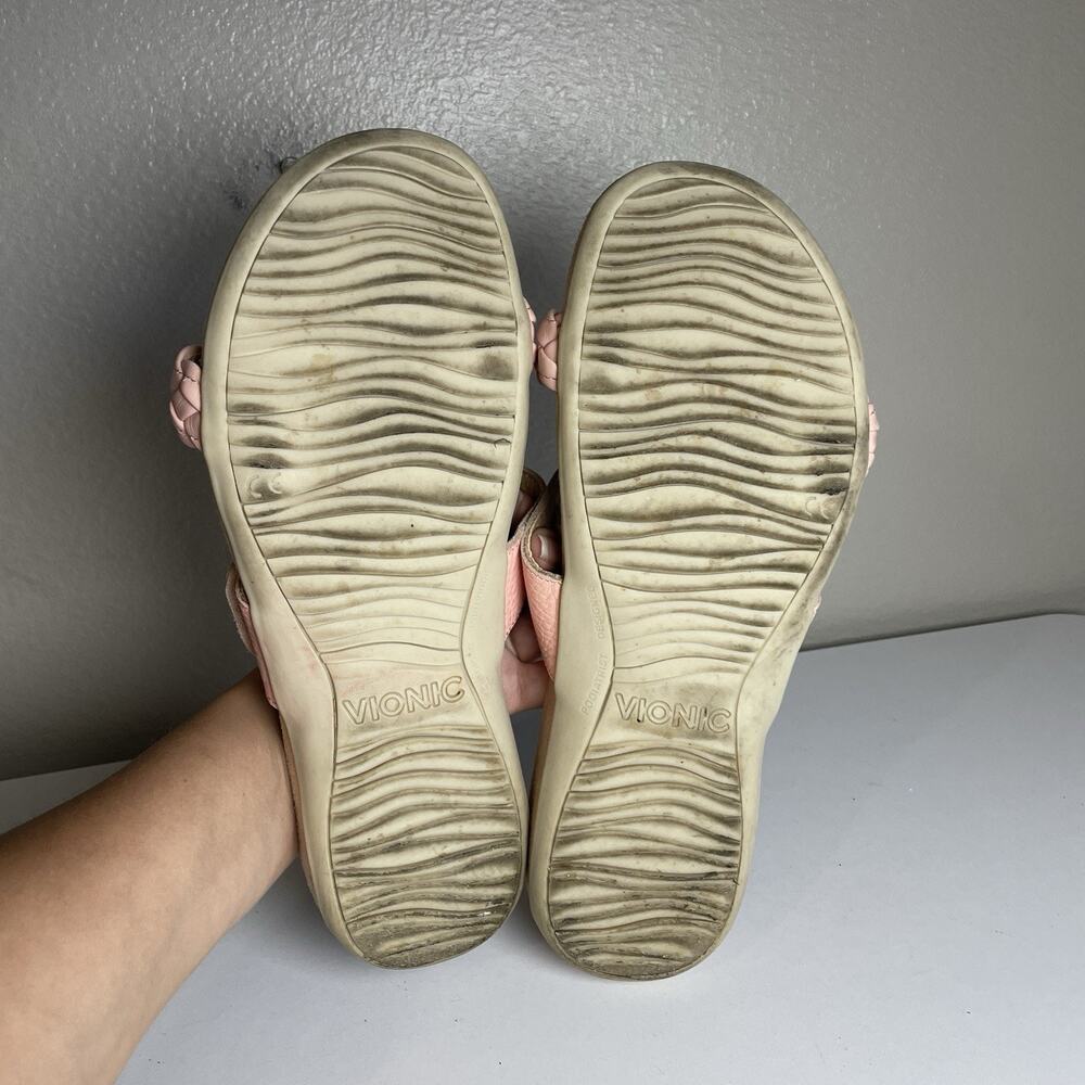 Vionic Jeanne Women's Slide Sandal Pink Size 10 Comfort - Picture 5 of 7